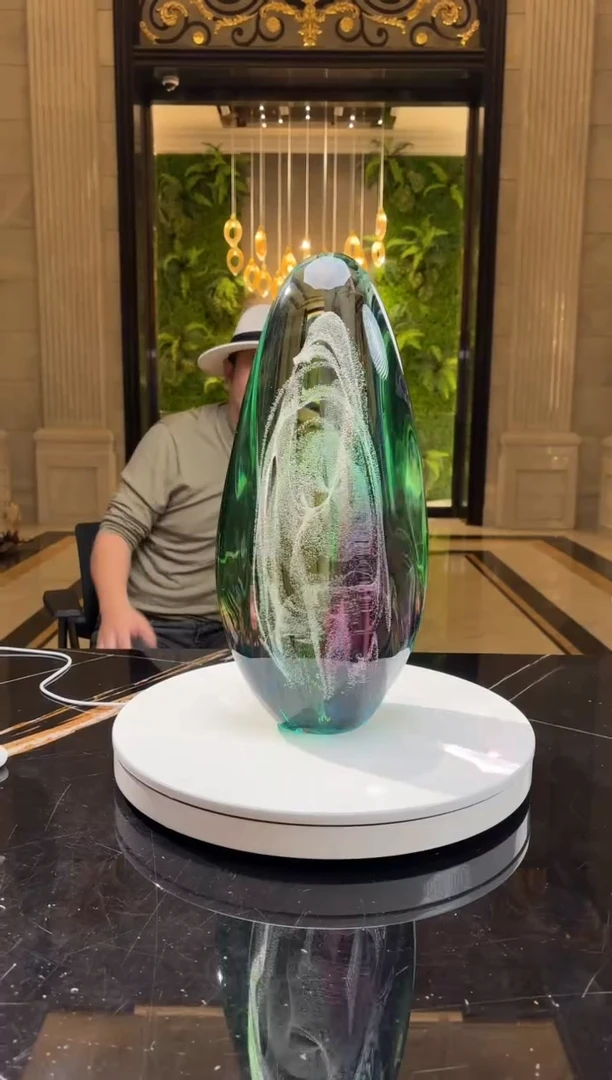 【闪购商品】摆件月虹琉璃艺术摆件D80