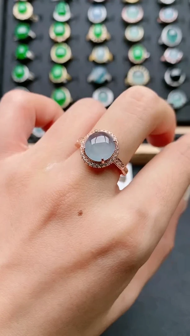 【闪购商品】翡翠戒指银S925镶嵌111111