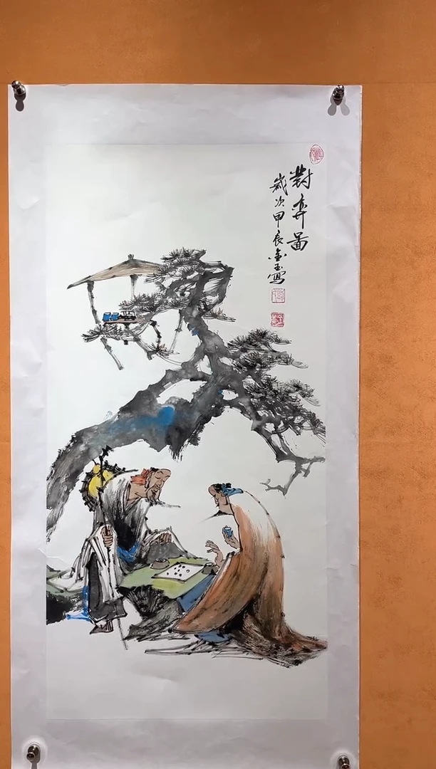 国画刘金玉教授亲笔手绘