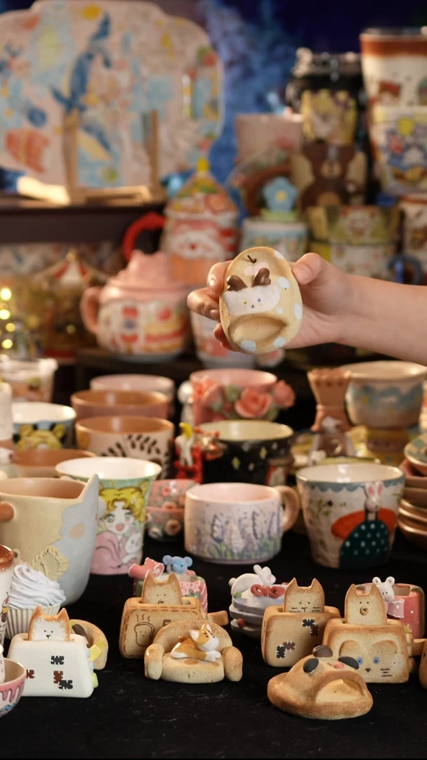 其他陶景德镇釉下彩手绘设计师款陶瓷