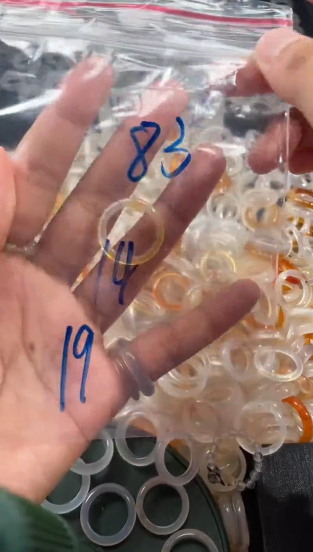 玛瑙/玉髓戒圈未镶嵌83