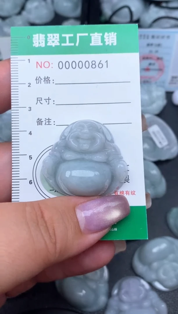 翡翠未镶嵌颈饰缅甸天然A货翡翠0861