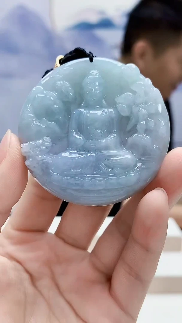 未镶嵌定制翡翠4831lr-毛货挂件12