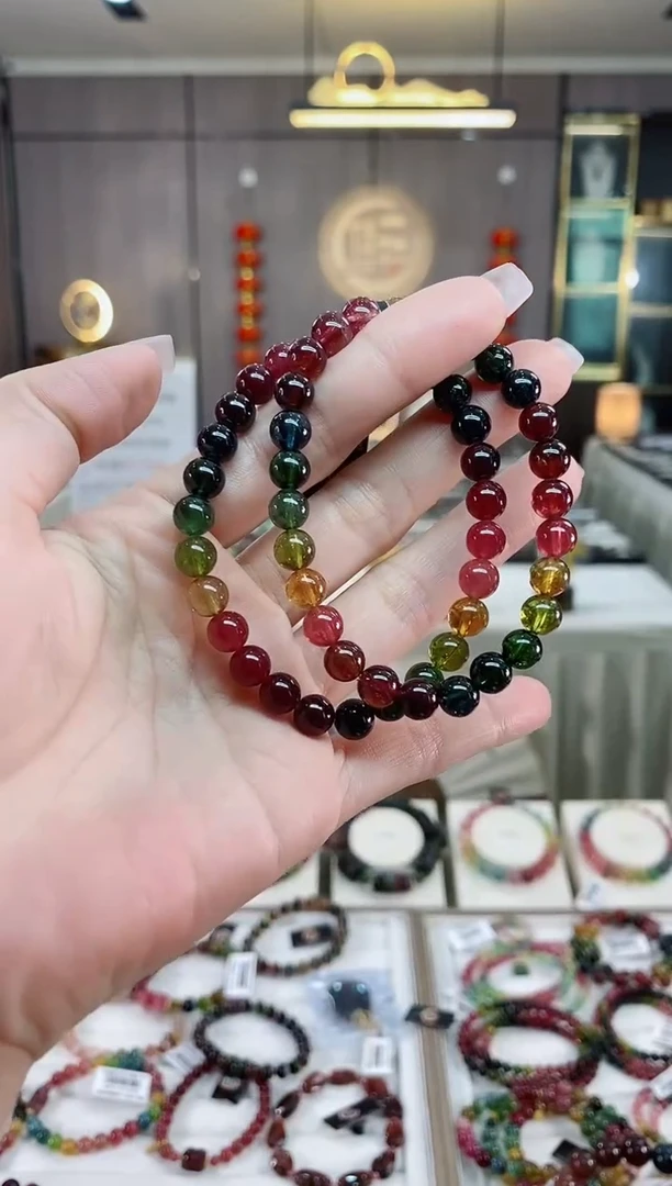 【闪购商品】碧玺单圈手串7mm+未镶嵌（多样性发一条）hon