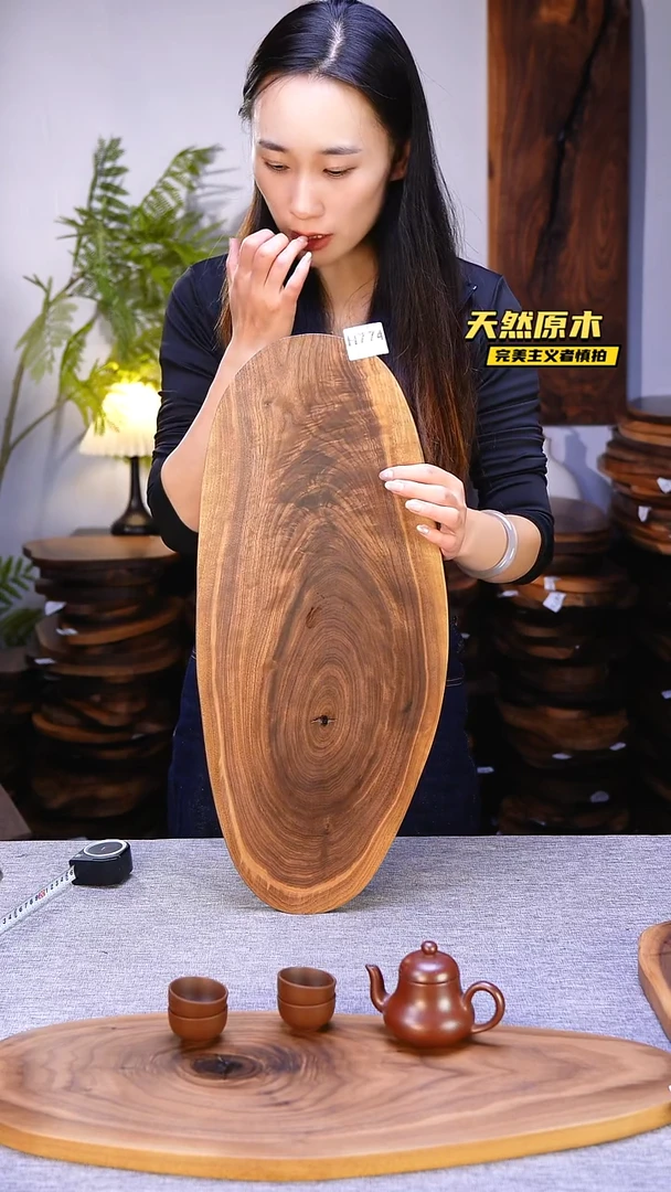 木北美黑胡桃原木.干裂疤结不属于商品质量问题完美主义者慎拍