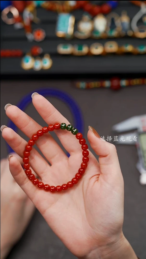 未镶嵌·····南红玛瑙风*南红手串