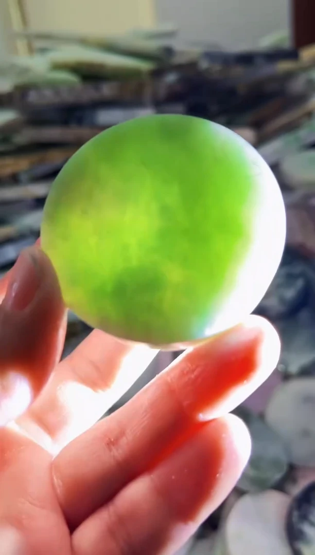 【闪购商品】翡翠耳饰未镶嵌A货康壹472