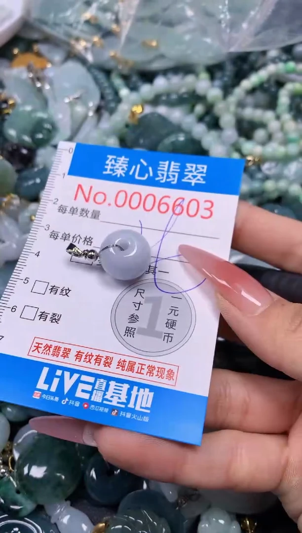 【闪购商品】翡翠颈饰未镶嵌含绳0006603