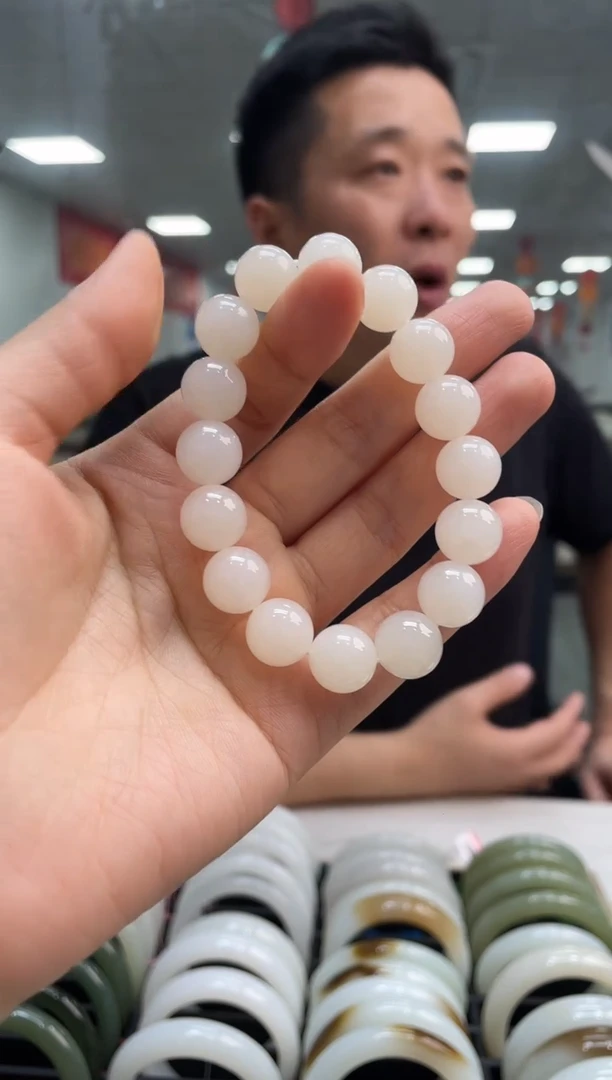 手链未镶嵌和田玉且末老熟卡12-11手串随机发一件