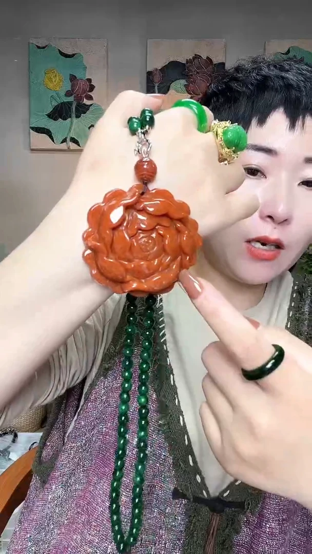 吊坠(赠链)合金翡翠乐**兴178