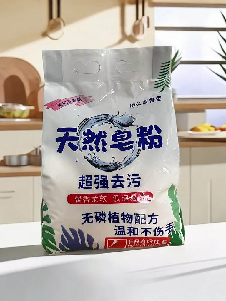 【拍5单多送1袋】薰衣草天然皂粉去污家用柔软