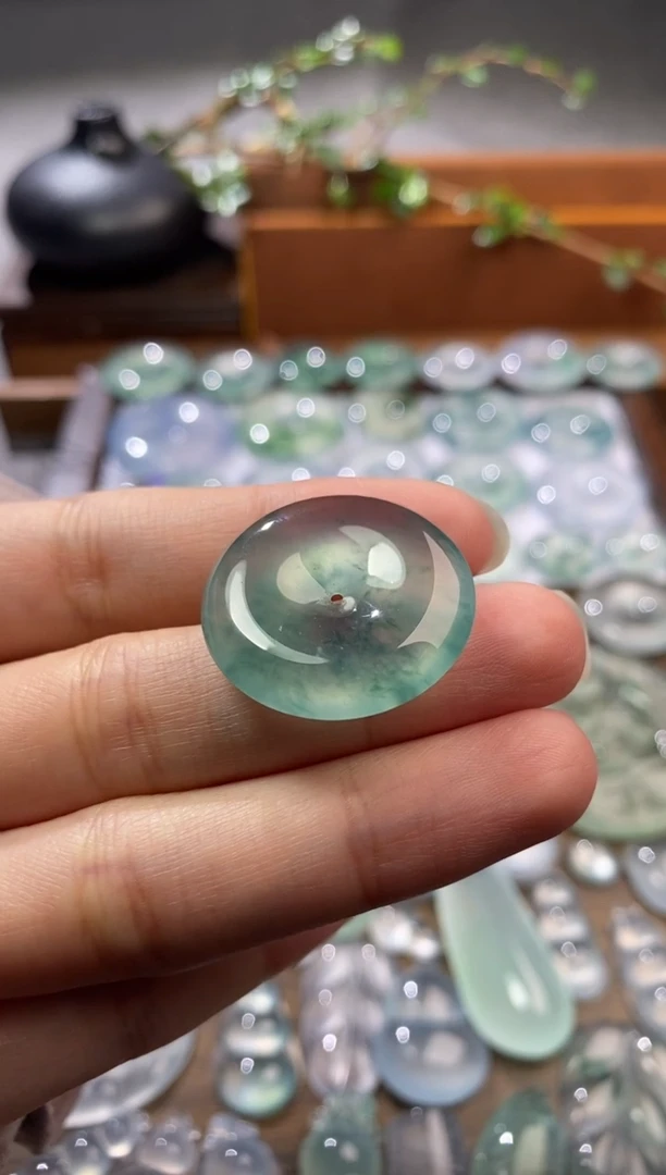 吊坠(不含链)未镶嵌翡翠扣子