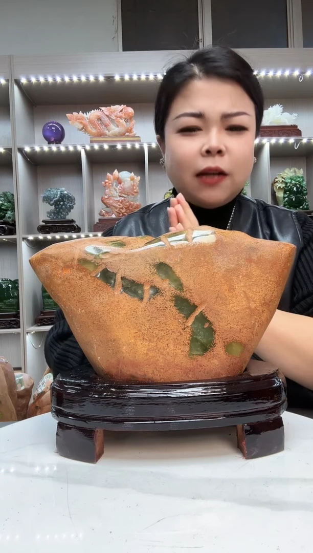 石材天然石材家居摆件博古架摆放