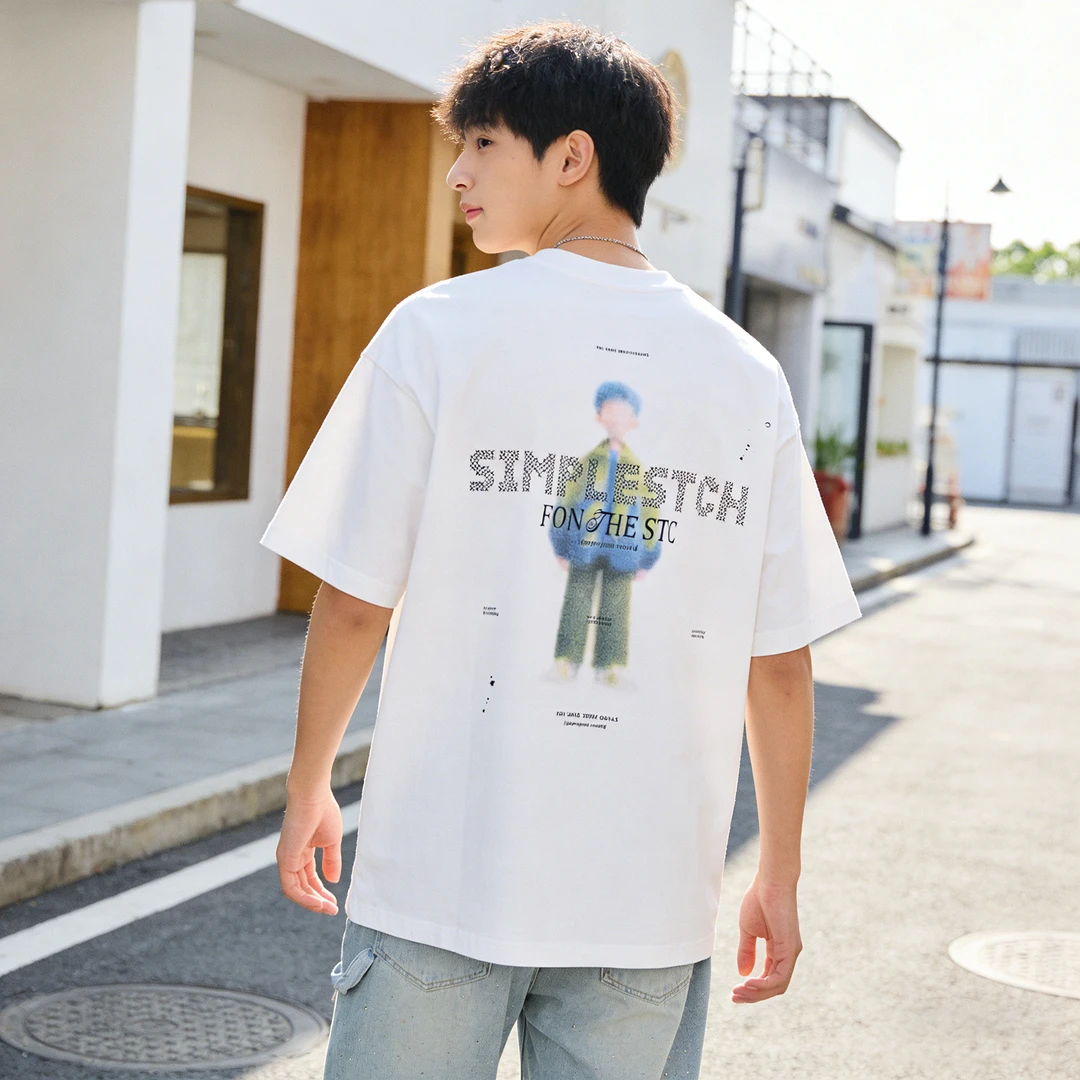 青少年装短袖T恤夏季男童夏装2026新款夏季 HE86256 少年说