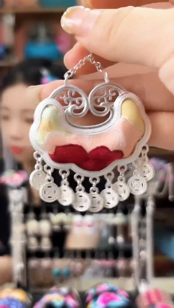 织绣艺枝独绣老绣饰品103