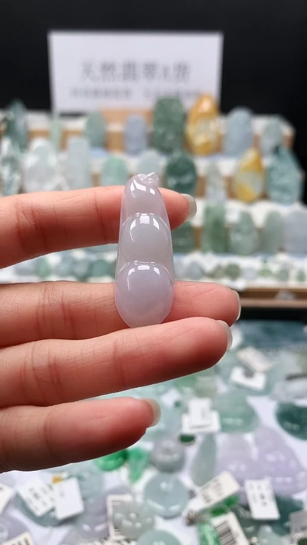 吊坠(不含链)未镶嵌翡翠60福豆