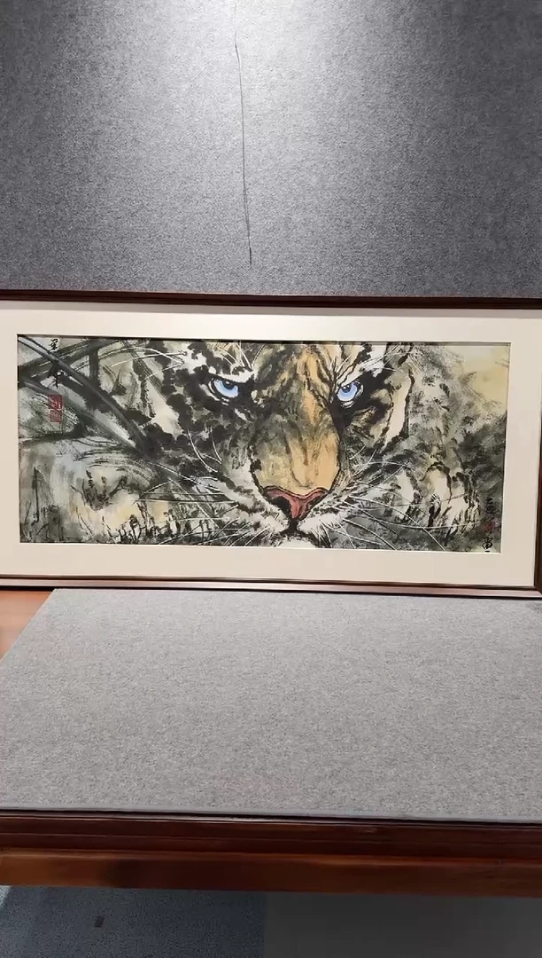 国画牛百川老师手绘120x60首发第一幅