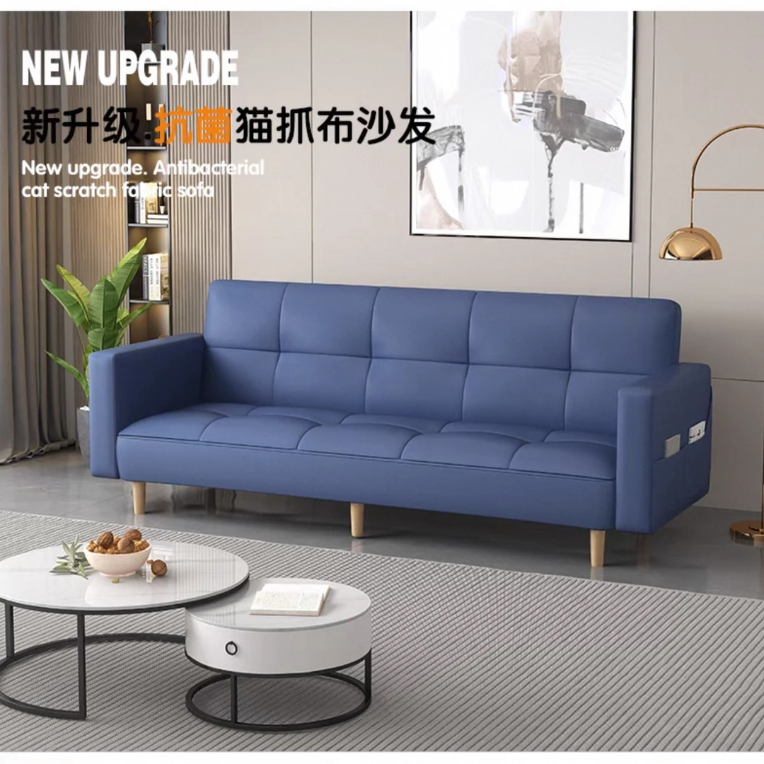 猫抓皮客厅多功能可折叠躺睡觉一体两用懒人沙发床2025新款猫抓皮