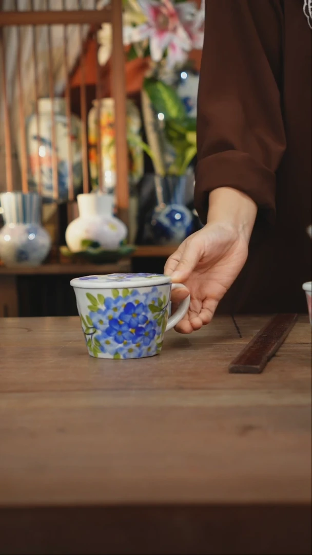 瓷片景德镇设计师釉下手绘陶瓷餐具