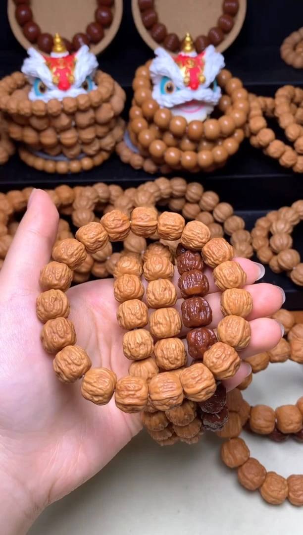 【闪购商品】猴头核桃手串12+13+蛤蟆