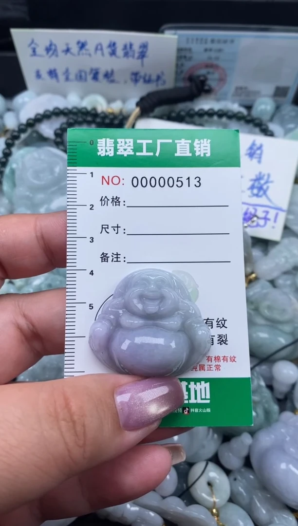 翡翠未镶嵌颈饰天然A货翡翠0513