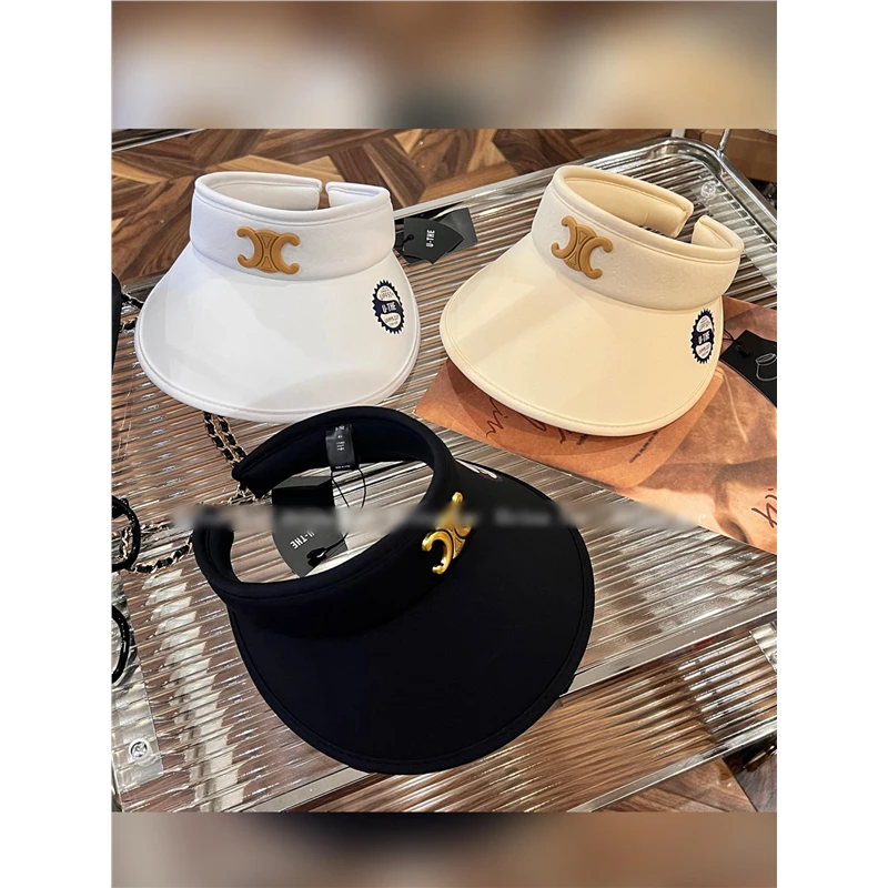 凯旋门遮阳帽太阳帽大帽檐女款防紫外线2024新款空顶帽夏季