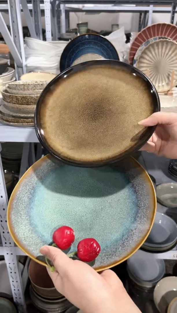 【闪购商品】瓷片外贸尾货瑕疵满20包邮X2 中盘组合