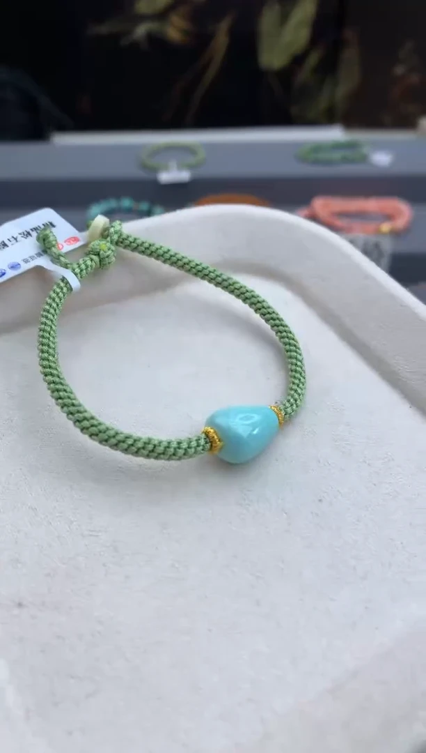 未镶嵌绿松石手绳洋.C78