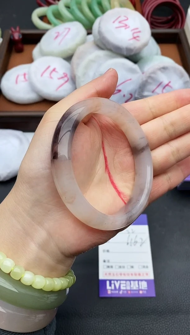 未镶嵌手镯石英质玉22+61/62