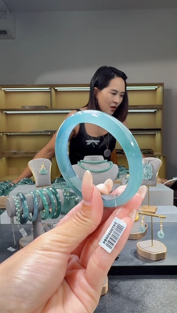未镶嵌手镯翡翠56圈