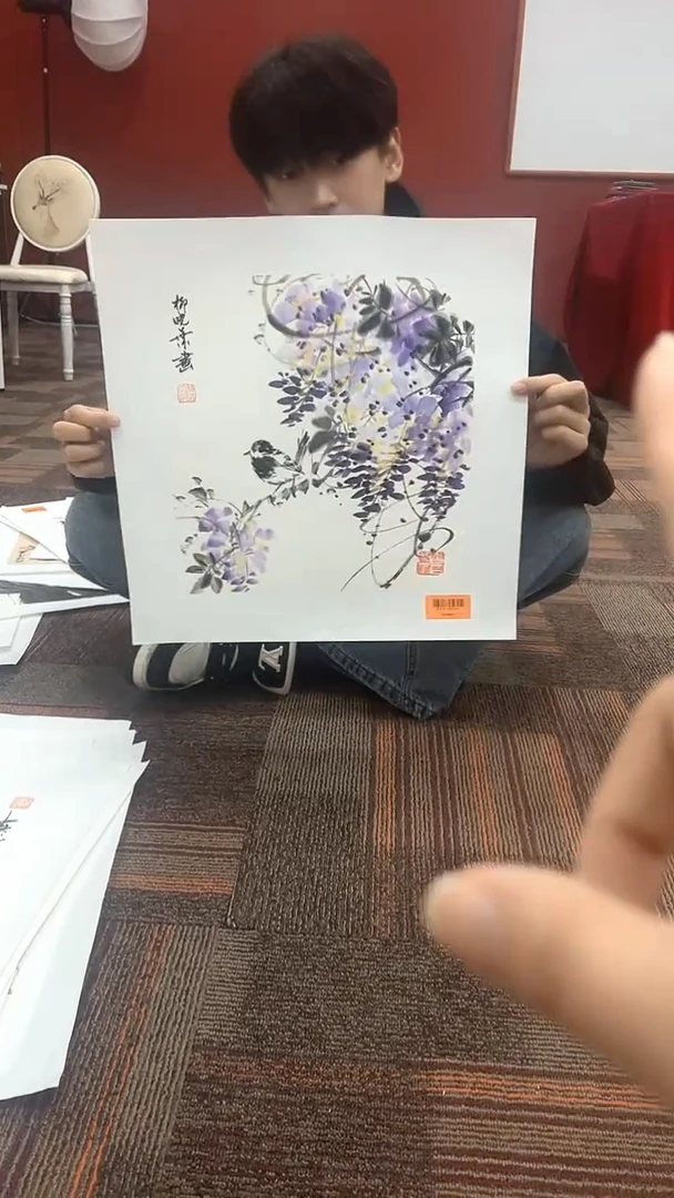 国画柳晓叶国画作品1平尺