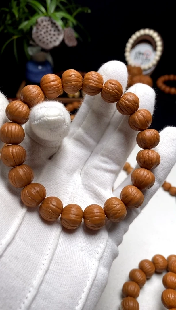 【闪购商品】猴头核桃手串雨墨臻至南瓜