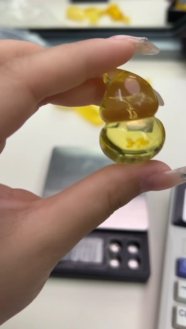 裸石琥珀未镶嵌琥珀蜜蜡吊坠