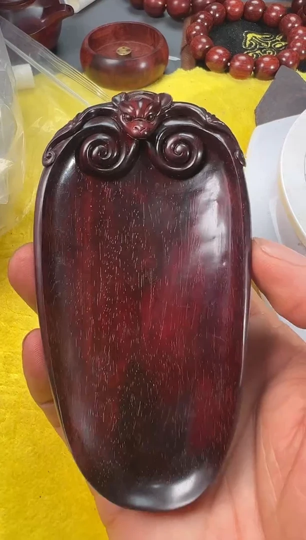 紫檀木类端景台印度小叶紫檀茶铲