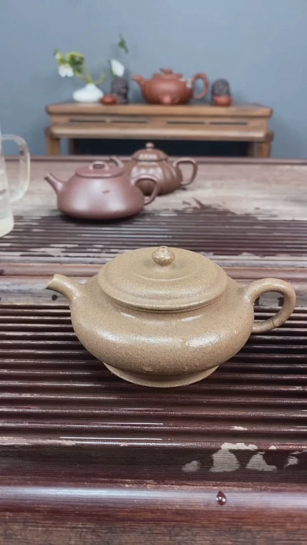 茶壶紫砂虚扁200