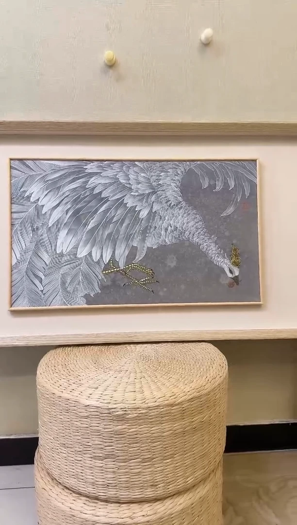 国画y天津人美-张丽萍工笔花鸟2平尺