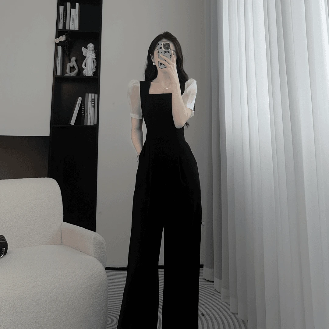 2024年新款夏气质清凉短袖时尚法式收腰显瘦连衣裤9067