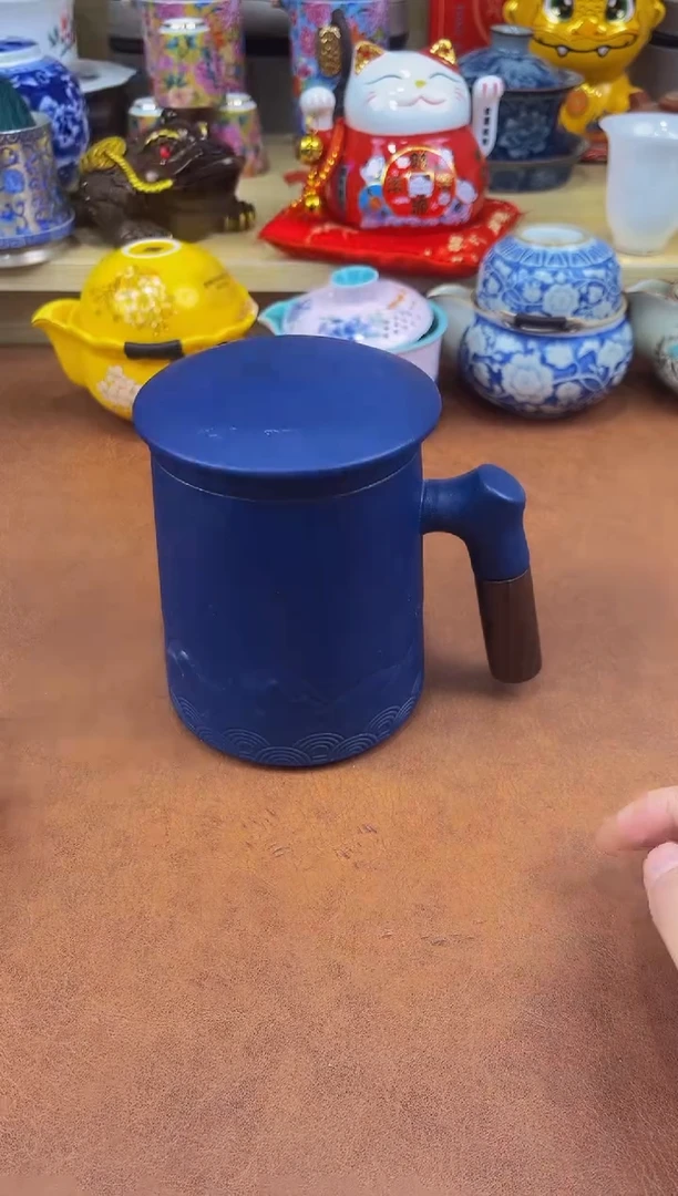 陶瓷茶具摆件旅行套组