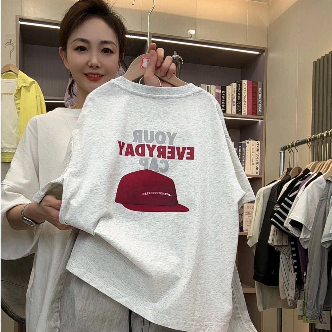 100%纯棉亲子儿童夏季洋气纯棉半袖印花男童T恤D88百搭时尚ins