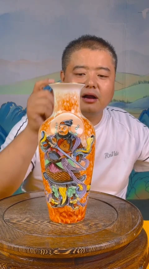 摆件景德镇陶瓷青花摆件95
