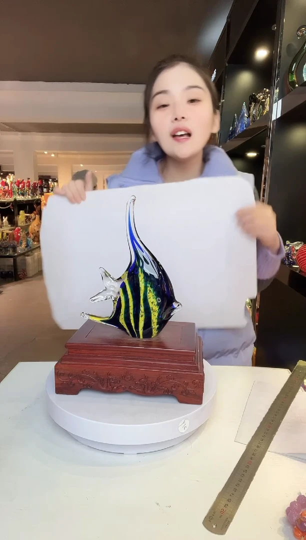 【闪购商品】茶盏琉璃摆件家居摆件
