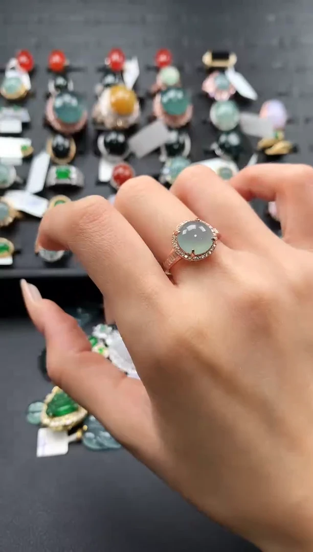 【闪购商品】翡翠戒指未镶嵌58756987585