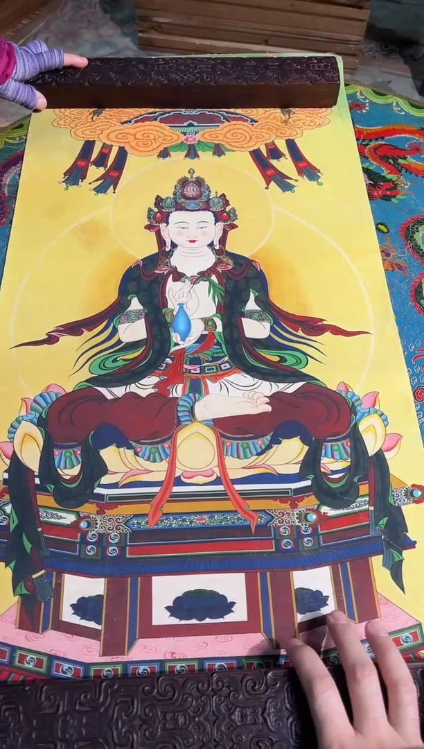 卷轴画路路的唐卡tk160