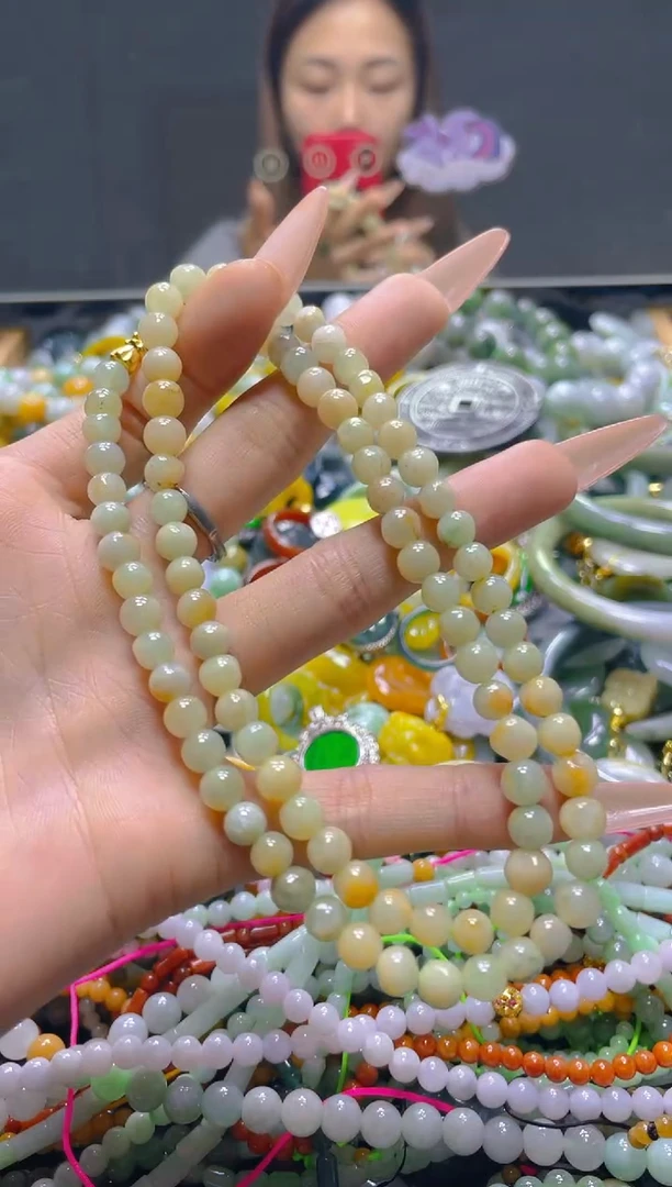 颈饰未镶嵌翡翠5MM