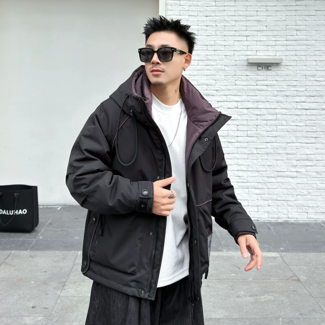 【潮流舒适冲锋衣羽绒服】秋冬季保暖舒适时尚羽绒服69009