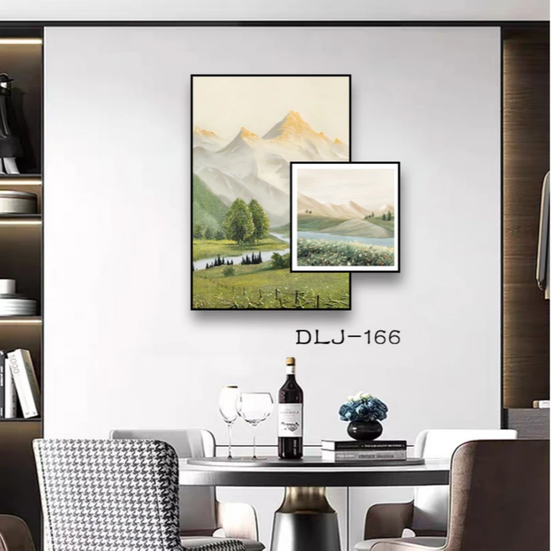 鎏金肌理画 餐厅画 卧室画 走廊画