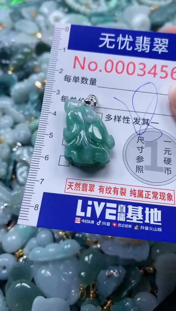 颈饰未镶嵌翡翠3456