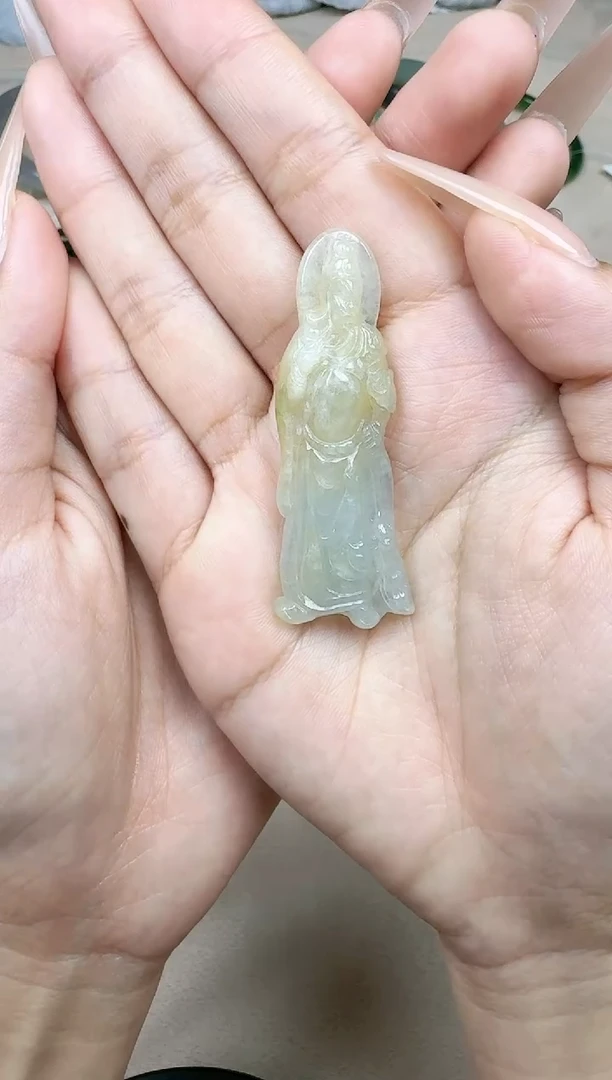 【闪购商品】翡翠颈饰未镶嵌关公YY