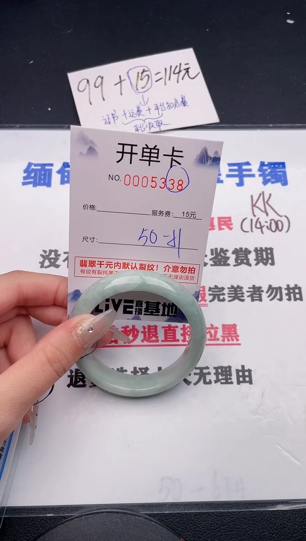 未镶嵌手镯翡翠38