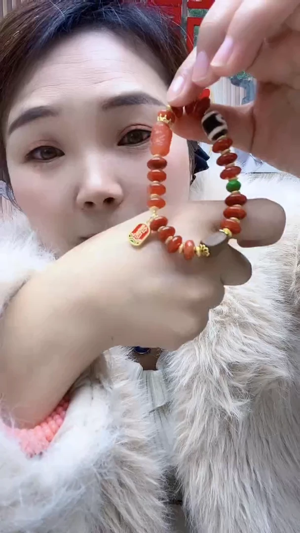 【闪购商品】南红玛瑙手链未镶嵌A37GDSGDSGS